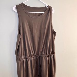 Athleta Rincon Dress Olive Green XL